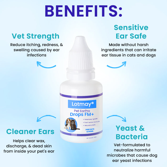 BLACK FRIDAY 40% OFF | Lotmay® Pet EarPro Drops FM+