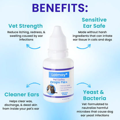 BLACK FRIDAY 40% OFF | Lotmay® Pet EarPro Drops FM+