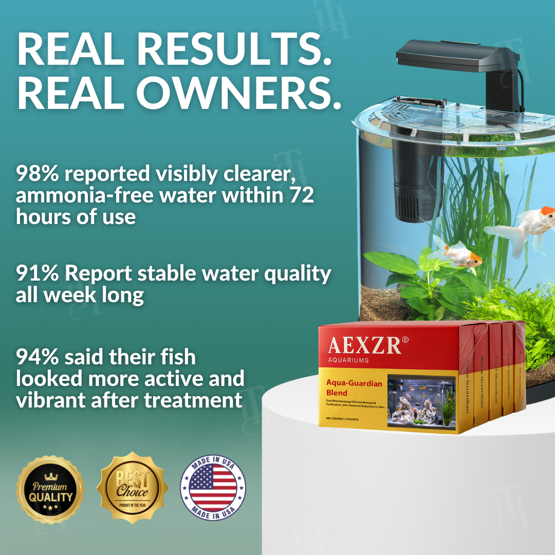 💧 72-Hour Rapid Water Purification | AEXZR® Aquariums Aqua-Guardian Blend