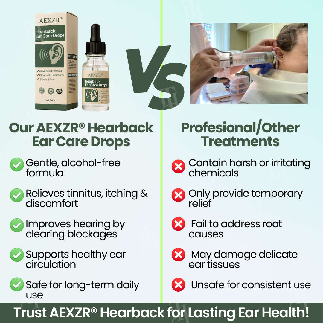 BLACK FRIDAY 40% OFF | AEXZR® Hearback Ear Care Drops