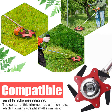 AEXZR®6 Steel Razors Trimmer Head